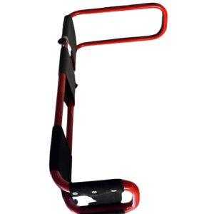 KnieD, Rot, Metall, ohne Fixierungsschlaufen – Bild 1